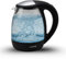 Trendi Electric Kettle 1.7L Glass – Fast Boil 2200W Water Boiler, BPA-Free, Cordless, LED Light, Auto Shut-Off, Boil-Dry Protection, Black Borosilicate Glass Kettle