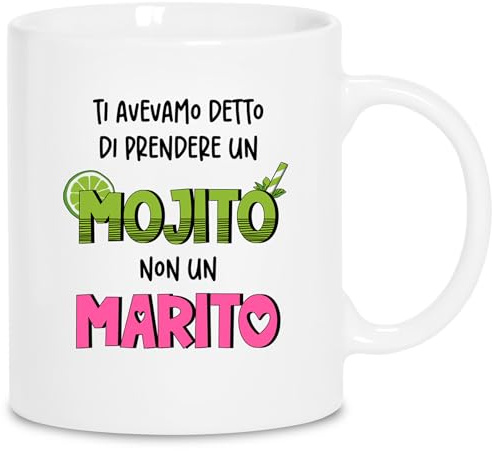 Tazze Simpatiche Regalo per Amiche - Addio al Nubilato Gadget Divertenti - Tazza Amica Speciale Simpatica - Gadget Addio al Nubilato Sposa Divertente - Regali Simpatici per Amiche - Tazze Carine