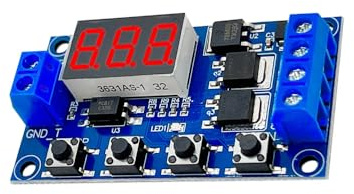 DollaTek Trigger Cycle Timer Delay Switch Circuit Dual MOS Tube Control Board DC 24V / 12V Relaismodul ersetzen