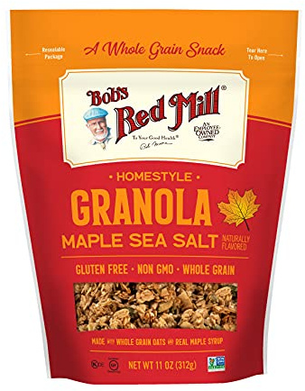Bob's Red Mill Pan-Baked Granola Maple Sea Salt, 11 Ounce (Pack of 2)