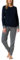 Schiesser Damen Casual Essentials Pyjamaset, Nachtblau_181746, 36 EU