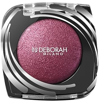 Deborah Milano - Ombretto Occhi Precious Color, n.4 Glam Aubergine, Colore Puro e Brillante
