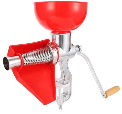 Spremipomodoro Manuale - Spremifrutta a Mano con Grande Capacità, Filtro in Acciaio Inossidabile, Facile Installazione e Pulizia, Spremiagrumi Multiuso per Pomodoro, Arancia, Limone, Ideale