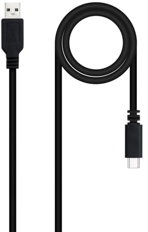 Nanocable Cable USB 2.0 3A USB-C-M/M 1.5M Negro
