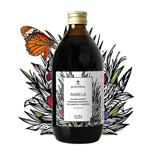 Greenthey Engrais Liquide pour Légumes et Fruits - Stimule la Croissance, Fructification et Résistance | Engrais Plantes pour 200m² | Organique | 0,5 Litre