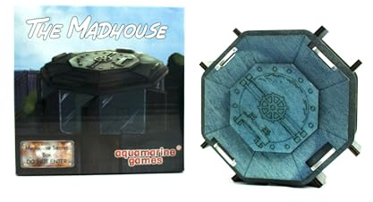 Aquamarine Games The Madhouse, Casa Secreta de Madera con Código QR, Rompecabezas de Misterio, 9+ Años
