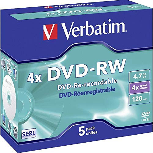 Verbatim 43285 Single Side, Single Layer DVD-RW Unidad de Disco óptico