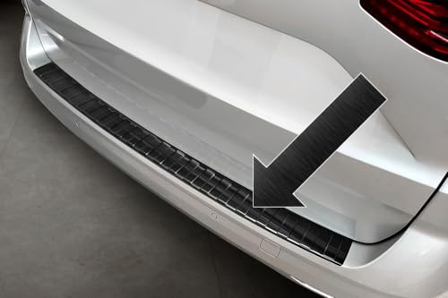 Ladekantenschutz Edelstahl schwarz Graphit kompatibel mit Volkswagen VW T7 ab Baujahr 06.2021-3245289