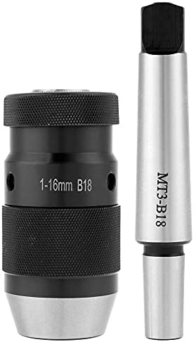 1–16 mm kapacitet 45# stål, borrchuck Mk3 Portabrocas självspännande snabbchuck med konisk dorn, EUJGOOVC2QXWRYEOT
