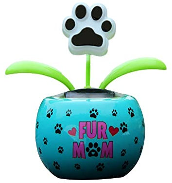 LICHENGTAI Solarbetriebene Tanzende Blume, Solar Wackelfigur Solarfigur Wackelfigur Blume Solar Tanzspielzeug Auto Interieur Armaturenbrett Ornament Für Auto Armaturenbrett Dekoration Kinderspielzeug