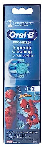 Oral-B Set di 2 testine di ricambio per spazzolino elettrico Marvel Spider-Man