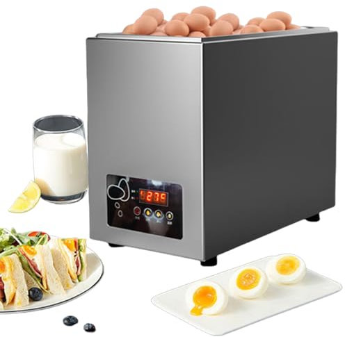 Hervidor de huevos eléctrico, hervidor de huevos suave/medio/duro/escalfado, máquina comercial de huevos de aguas termales, máquina de huevos de té, capacidad de 50 huevos