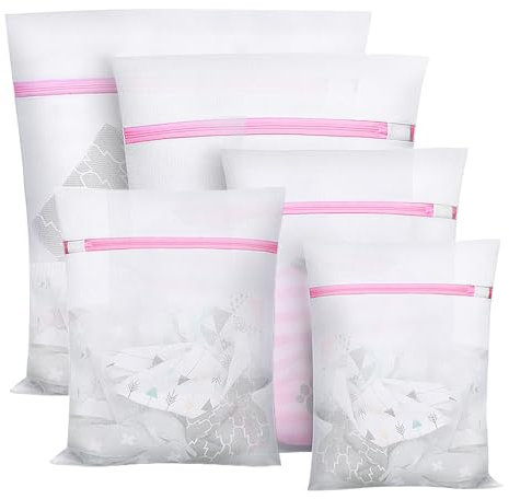 Sacs à linge Filet à linge pour machine à laver,Lot de 5 Sac à linge pour machine à laver Laundry Bag pour articles délicats,soutien-gorge,chemisier,sous-vêtements,vêtements de bébé,Wash Bag etc