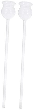 iplusmile 2stücke Wissenschaftlicher Trichter Aus Borosilikat Transparenter Labor-trichter Langer Für Experimente Wiederverwendbar Hitzebeständig Für Küche Und Labor