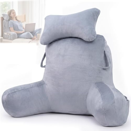 WUDLEP Reading Pillow, Extra Large 78cm Bed Rest Pillow, Cuddle Cushion