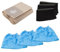 WIIYENA Staubsaugerfilter-Set für Einhell für TC-VC 1800 1815 1820, 3 Schaumstofffilter, 3 blaue Tuchhüllen, 5 Staubbeutel Nass Trockensauger Zubehör