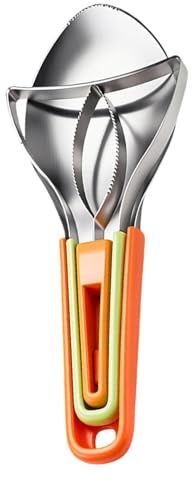 Gadget Per Taglierino Per Mango - Affettatrice Per Avocado, Kiwi E Melone, Taglierino Per Frutta In Acciaio Inossidabile Per Anguria, Utensile Affilato Da Cucina Per Frutta, Campeggio, Picnic, All'ape