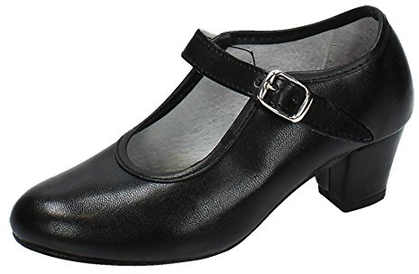 MADE IN SPAIN 15 Chaussures à talons hauts pour fille Noir, Noir , 36 EU