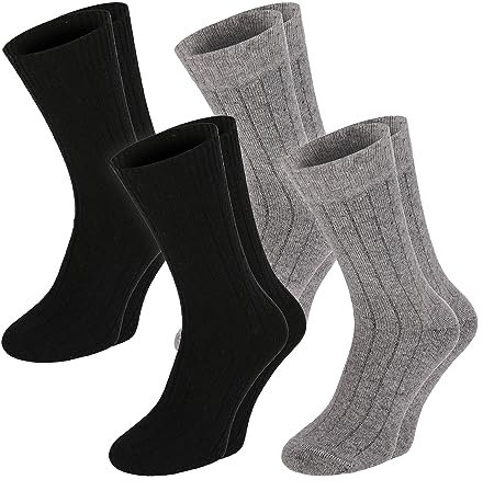 Chili Lifestyle MERINO Wollsocken Damen Herren 4 Paar super warme Wintersocken Weichbund 35-38 / 39-42 / 43-46