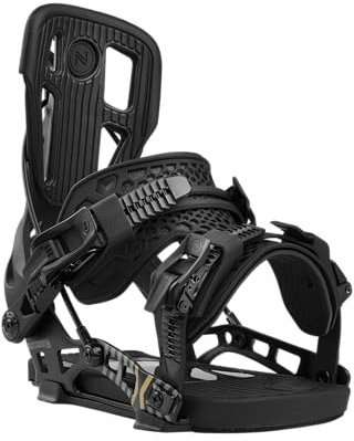 Nidecker Flow Nx2 Fusion, fijaciones unisex para snowboard, color negro, talla XL