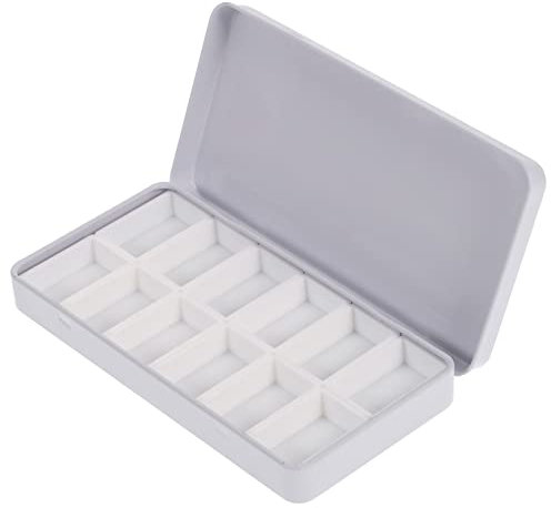 LALAFINA Leere Aquarelldose Halbnäpfchen Aquarell-unterverpackungs-Set Aufbewahrungsbox Für Aquarellpaletten