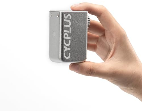 CYCPLUS Mini pompa per bici elettrica portatile ultra mini da 100 psi, batteria ricaricabile di tipo C, senza display della pressione (argentato)