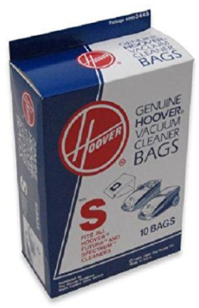 Hoover Type S Futura/Spectrum Vacuum Cleaner Replacement Bags, Package of 10