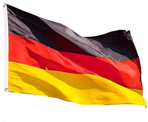 GOOGIT 1 drapeau de la allemagne 90 x 150 cm avec 2 œillets en métal résistant aux intempéries (Alemagne)