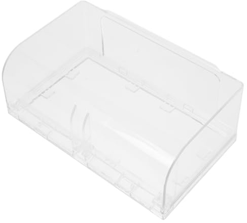 Housoutil Waterproof Socket Cover Double Position Sticky Style Thickened Protective Box for 86 Type Wall Switch Outlet Splash Proof Adhesive Installation for Bathroom Kitchen