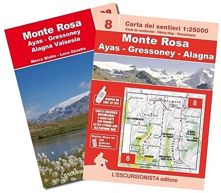 Monte Rosa. Ayas, Gressoney, Alagna Valsesia. Ediz. italiana, francese e inglese. Con Carta geografica ripiegata