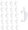 100 Pcs Plastic Curtain Hooks, Curtain Track Gliders, Smooth Sliding, Curtain Glider Hooks for Track Window, Shower, Door