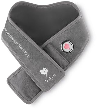 Vulpés NeckPad Pro – Almohadilla Térmica Cervical Inalámbrica | Calor Infrarrojo Profundo | Control por App | Materiales Certificados | Gran Autonomía de Batería