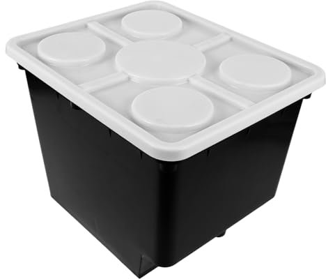 IMIKEYA Soilless Dutch Bucket Hydroponic System for Vegetable Growing in Greenhouse Home Garden