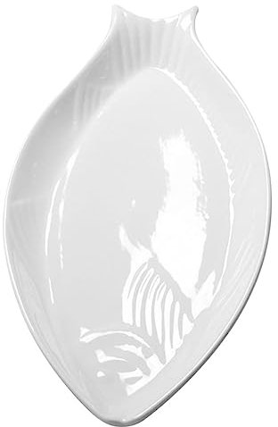 iplusmile Plateau de Service Céramique Assiette à Poisson Personnalisée Vaisselle Japonaise pour Restaurants Facile