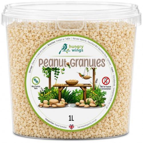 Nourriture pour Oiseaux Sauvages 1 l (Pot de 1 l, granulés d'arachide)