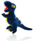 wiztex Doudou Dinosaure Kuscheltier - Peluche Dinosaure 35 cm - Peluche Dinosaure Super Douce - Peluche Dinosaure Cadeau Enfant (Blue Dino)