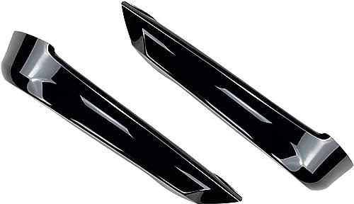 Auto Frontlippe Frontspoiler für BMW 3 Ser E90 E91 320i 330i 2005-2008,Frontlippe Spoiler Protector Car Styling Karosserie-Anbauteile,A/Black