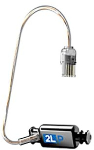 Cable receptor Widex EasyWear V2 - Compatible con audífonos Widex Moment (recargable) y SmartRIC (oído derecho, potencia, tamaño 2)