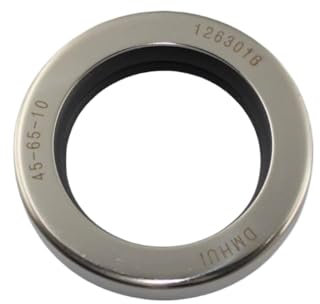 RBDFGTLPVK Joint d'étanchéité à double lèvre en acier inoxydable PTFE SS 45 x 65 x 10, compatible avec divers arbres 45 x 65 x 10