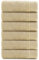 VANZAVANZU Handtücher Badezimmer 6er Pack 100% Baumwolle Handtuch Set Ultra Weiche Gästehandtücher Saugfähig Seiftücher Dickes Luxus Waschlappen Frottee - 40 x 70cm (Beige)