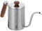 PRETYZOOM Cafetera De Acero Inoxidable Café Exprés Plegable Fabricante Tetera Clara Colador Hervidor De Café Automático Amoladora Térmico Infusor Tetera Cuello De Cisne Silver