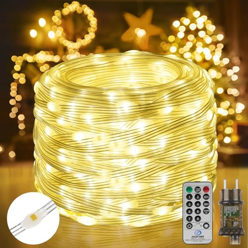 Buudala Cadena de Luces de Navidad, 30M 300 LED Guirnalda luminosas de Interior Exterior, IP67 Luces Arbol Navidad Decoracion, 8 Modos Guirnaldas Luminosas para Fiestas Jardín Patios Bodas
