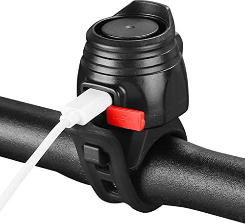 Eayoly Campanello per Bici elettrica - Avvisatore Acustico per Bici Resistente all'Acqua con 6 modalità di suoneria,Avvisatore Acustico per Biciclette Adatto per Mountain Bike, Bici da Strada,