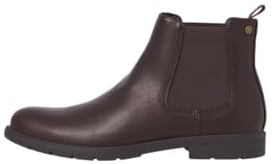 JACK & JONES Stivali da uomo Jfwfenchurch Pu Chelsea, Marrone pietra., 46 EU