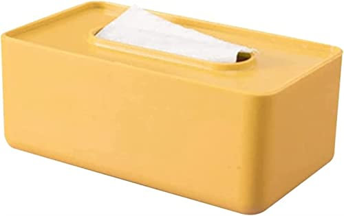 NSTVVEE Taschentuchbox aus Kunststoff, Taschentuchbox für Feuchttücher, Papieraufbewahrungsbox, Spender mit Deckel, staubdicht, Organizer für Papierservietten, Handtücher für Zuhause, Büro