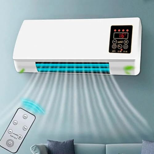 Split Max Aire Acondicionado Portatil,2 In 1 Portable Air Conditioning,2024 New Wall Mounted Air Conditioner,With Remote, For Home/Office/Bedroom (White)