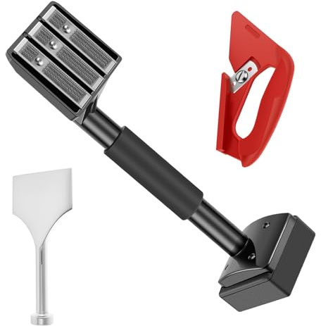 Carpet Installation Knee Kicker Adjustable Knee Kicker Carpet Stretcher Carpet Fitting Tool with Telescoping Handle Carpet Installation Tool DIY Knee Kicker for Carpet Installation.