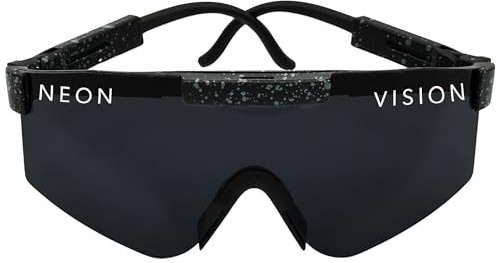 NeonVision – premium sportglasögon solglasögon speglade UV-skydd 400 kvinnor och män utomhus sportglasögon idealiska som cykelglasögon, löparglasögon, skidglasögon, vandringsglasögon (lätta och