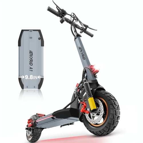 A1 Electric Scooter for Adults,48V 12.5Ah Battery Range 32KM,10 Adaptable All Terrain Pneumatic Tyres,High Performance Folding EScooter for Adult,for Travelling.