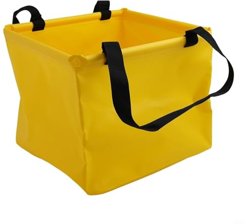 Folding Bucket Bowl for Camping Multifunctional Tote for Washing Gear and Outdoor Activities (M)
